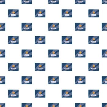 Donate button web interface seamless pattern vector