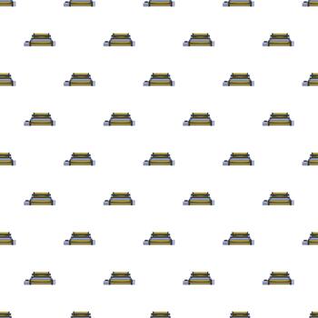 Repeating pattern designing a printer machine background vector