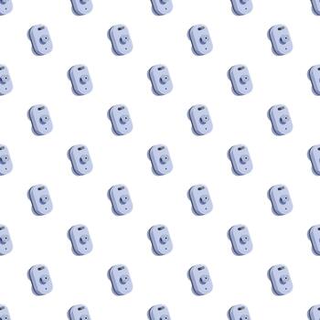 Smart device security lock technology seamless pattern vector