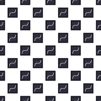 Chart graph statistics data seamless pattern background vector
