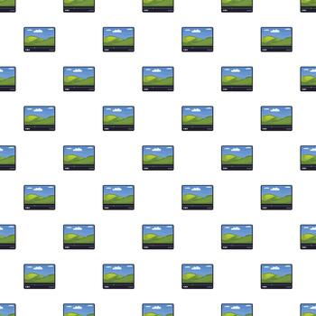 Repeating player interface design pattern vector