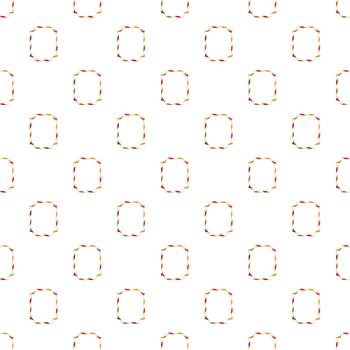 Holiday candy cane frames creating repeating pattern vector