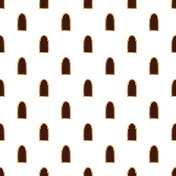 repitiendo arco marcos modelo en blanco antecedentes vector