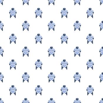 Artificial intelligence robot pattern creating technology background vector