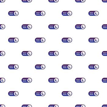 Night mode toggle button user interface seamless pattern vector