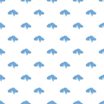 nube informática datos almacenamiento sin costura modelo antecedentes vector