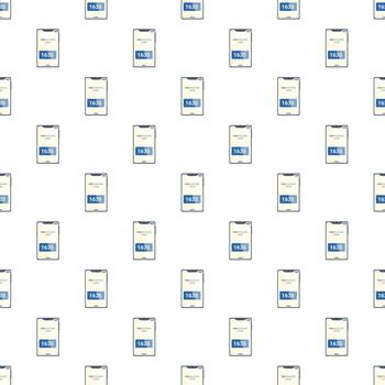 Smartphone verification code seamless pattern background vector