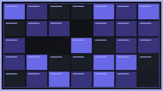 Abstract Digital Grid Background with Rectangular Modules vector