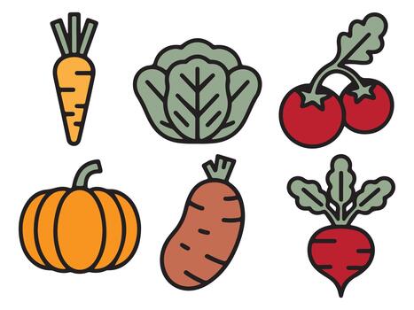 vegetal elementos colección vector