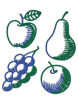 Fruit Elements Collection vector