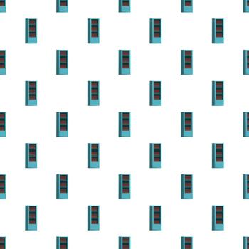 Data server rack network technology seamless pattern vector