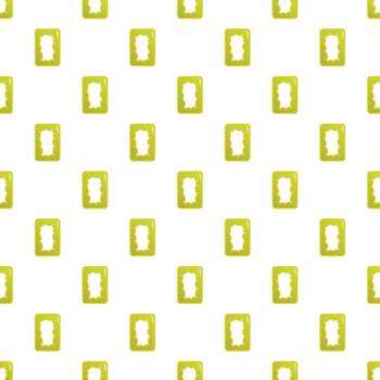 Green rectangle frames creating seamless pattern on background vector