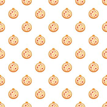 Stopwatch timer icon seamless repeat pattern vector