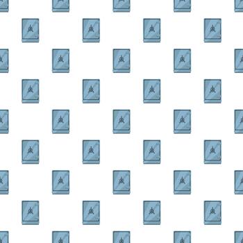 Safe boxes creating a repeating security pattern vector