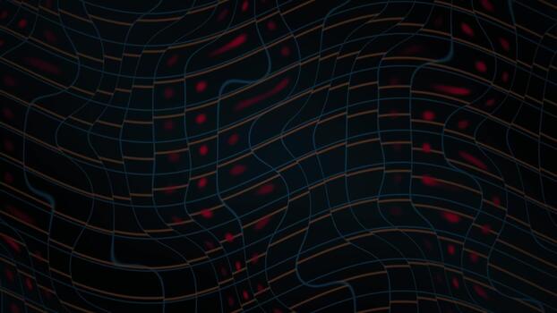 abstrait numérique forme d'onde Les données visualisation. video
