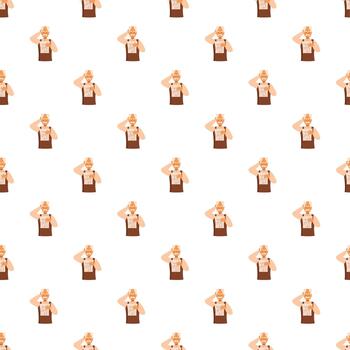 antiguo hombre personaje pensando acerca de problema modelo vector