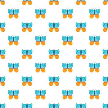 Butterfly pattern repeating seamless background vector