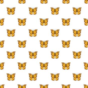Flying butterfly seamless pattern design vector
