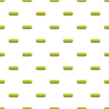 Green glossy rectangular web user interface buttons pattern vector