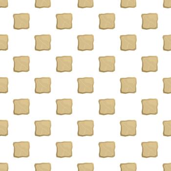 Seamless beige square flat stone pattern vector