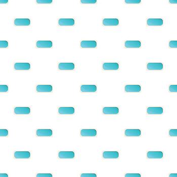 Blue rounded rectangles pattern on white background vector