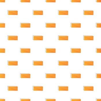 Seamless orange rectangles pattern creating geometric background vector