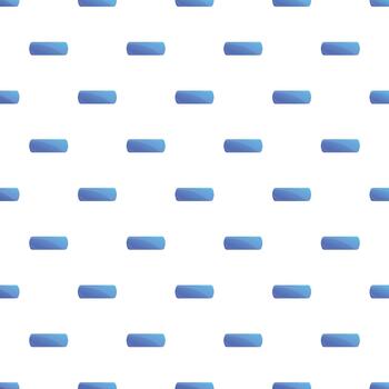 Blue geometric pattern with rounded rectangles repeating seamlessly vector