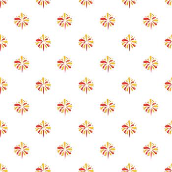 Repeating firework pattern creating a festive background graphic vector