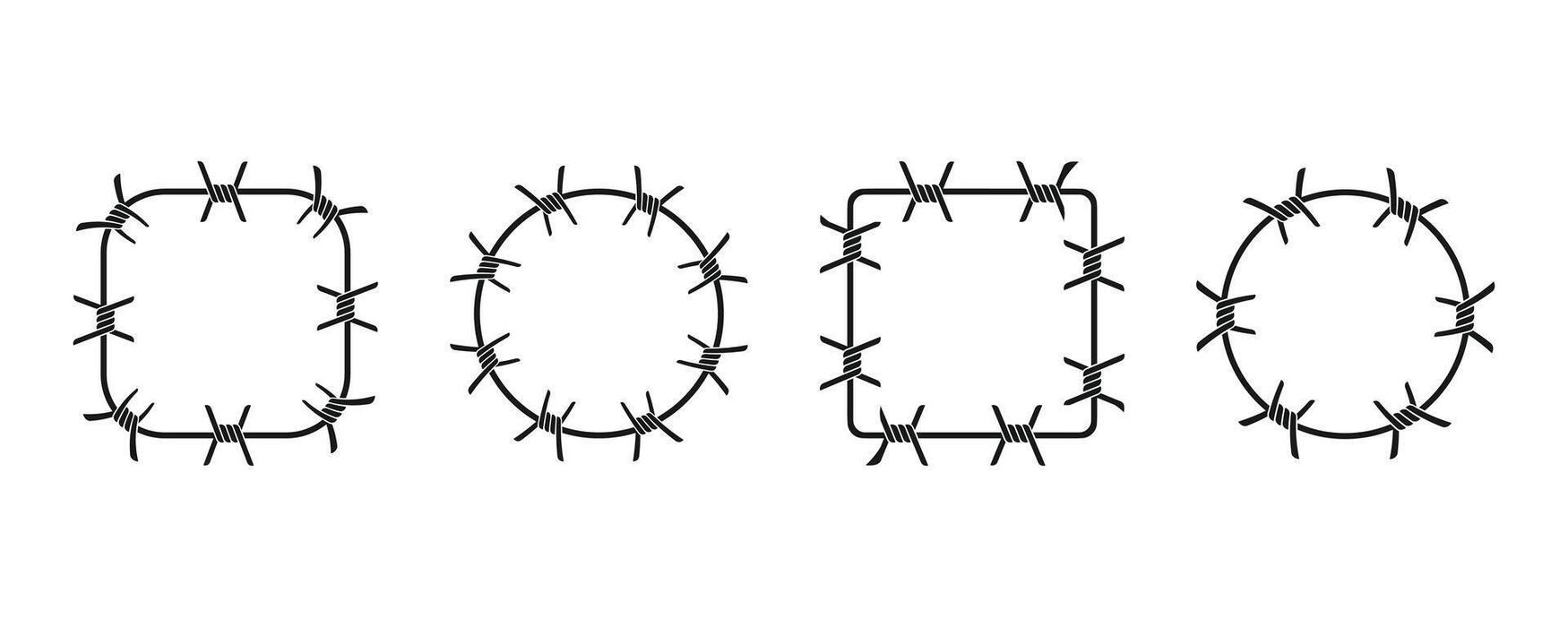 Barb Wire Frame Vector Art, Icons, and Graphics for Free Download
