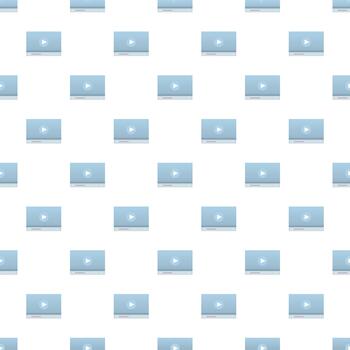 Repeating player interface pattern for streaming background vector