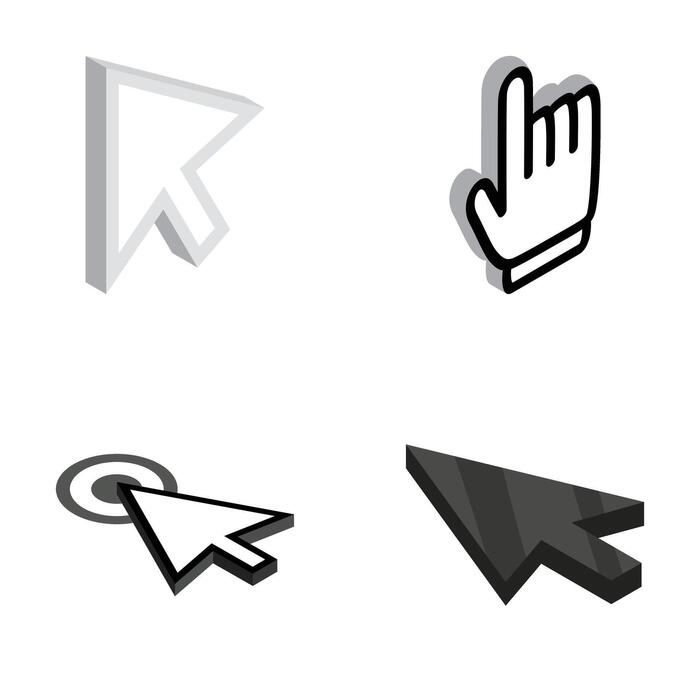 White Cursor Vector Art, Icons, and Graphics for Free Download