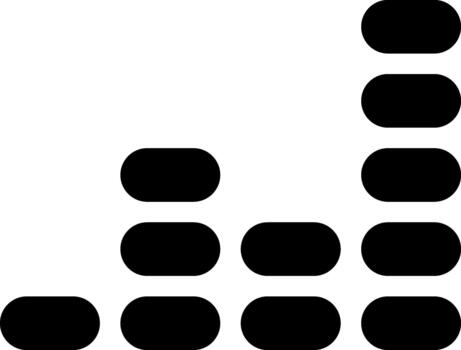 igualada sólido glifo icono vector