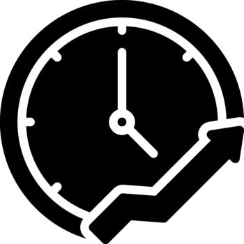 mejoramiento glifo sólido icono vector