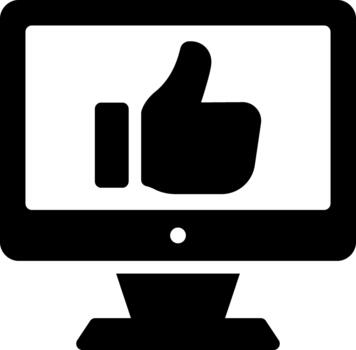 solid like solid glyph icon solid vector