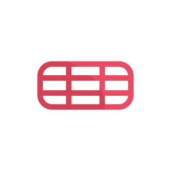cuadrícula modelo ui elemento vector