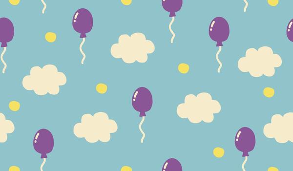 linda nube modelo antecedentes vector