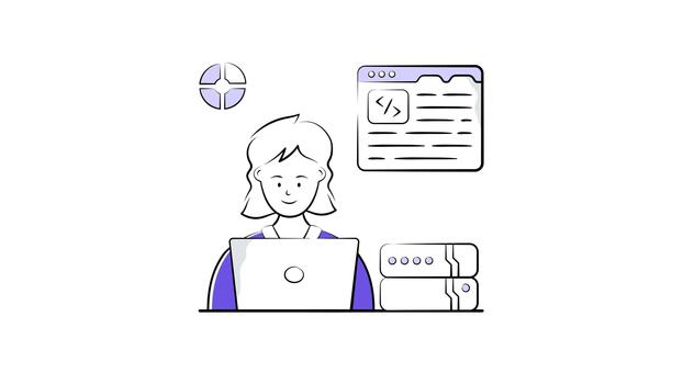 programador gerenciando base de dados programação com codificação e servidor Ferramentas video
