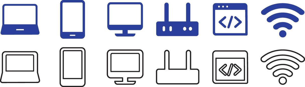 Data security and cloud computing elements featuring a modern information technology vector
