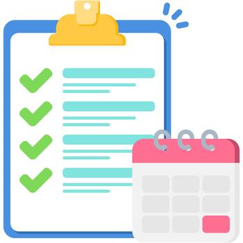 Task Management Schedule vector