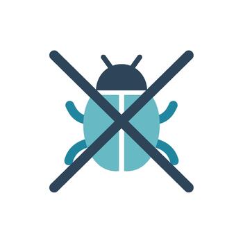 Software debugging security concept icon vector