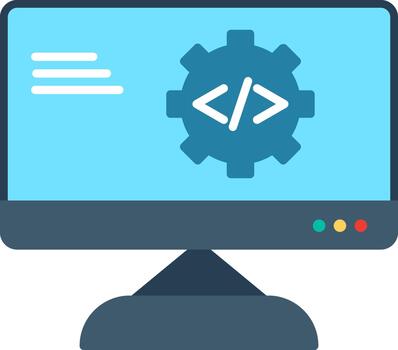 código mejoramiento único icono diseño vector