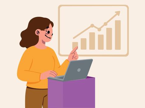Performance Analytics Visualization vector