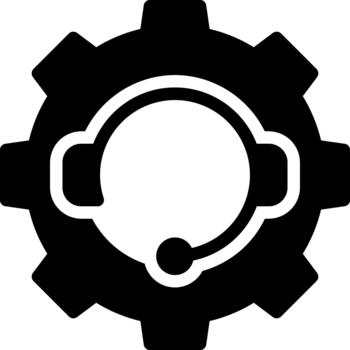 solid configuration glyph icon vector