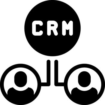 sólido cliente sólido glifo icono vector