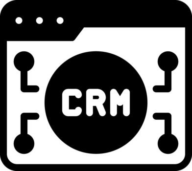 solid software glyph icon vector