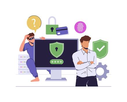 Advanced Data Security vector