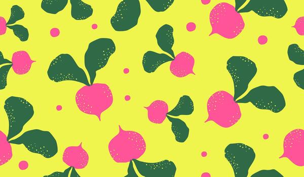 Beetroot pattern background vector