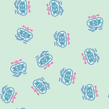 cloud computing network ai integration seamless pattern vector