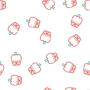 kitchen timer seamless pattern vector