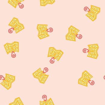 map pointer gps seamless pattern vector